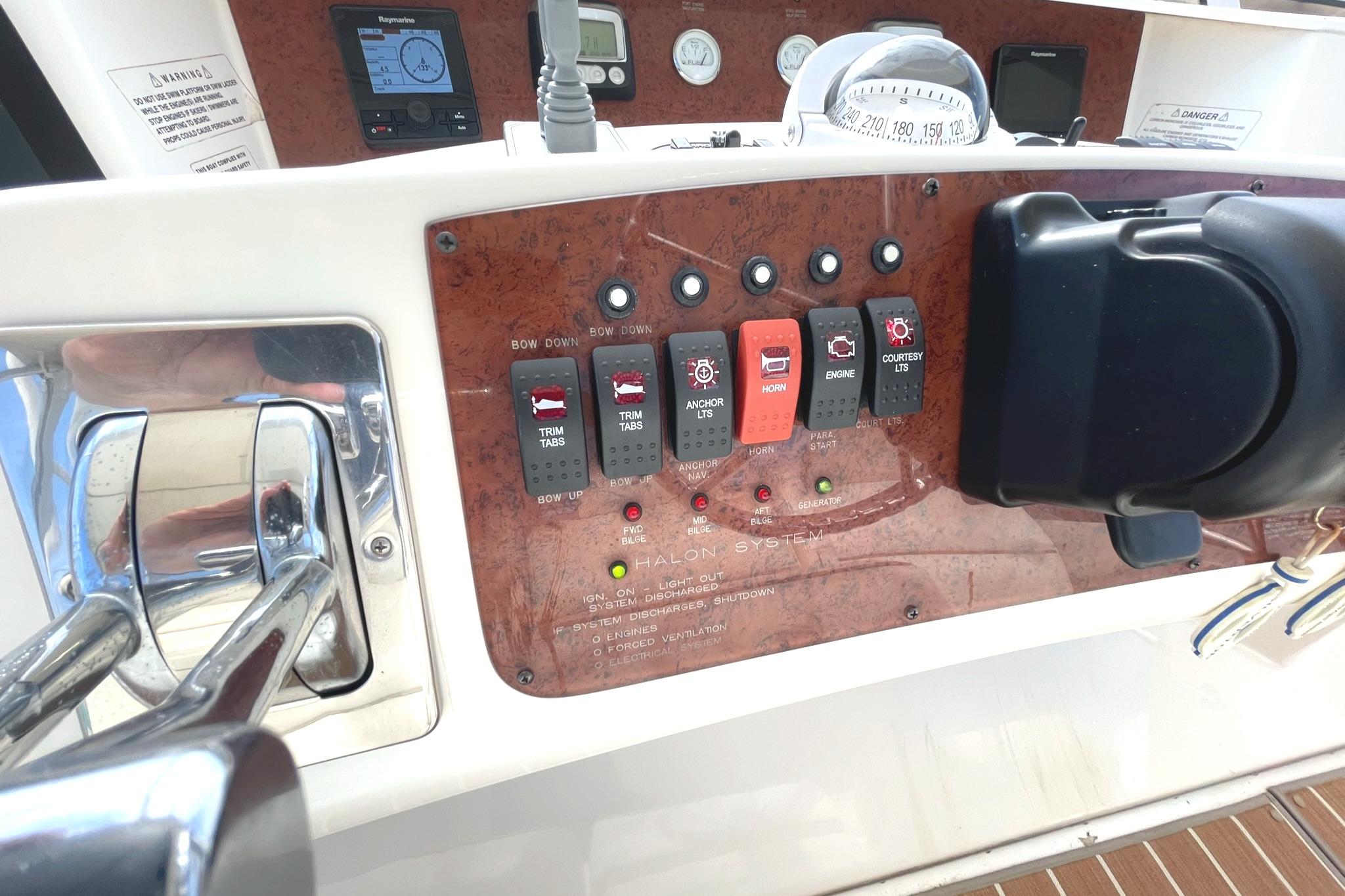 ALL NEW EQUIPMENT SWITCHES THROUGHOUT THE BOAT IN 2023!!