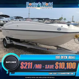 2018 Bayliner 190 Deck Boat