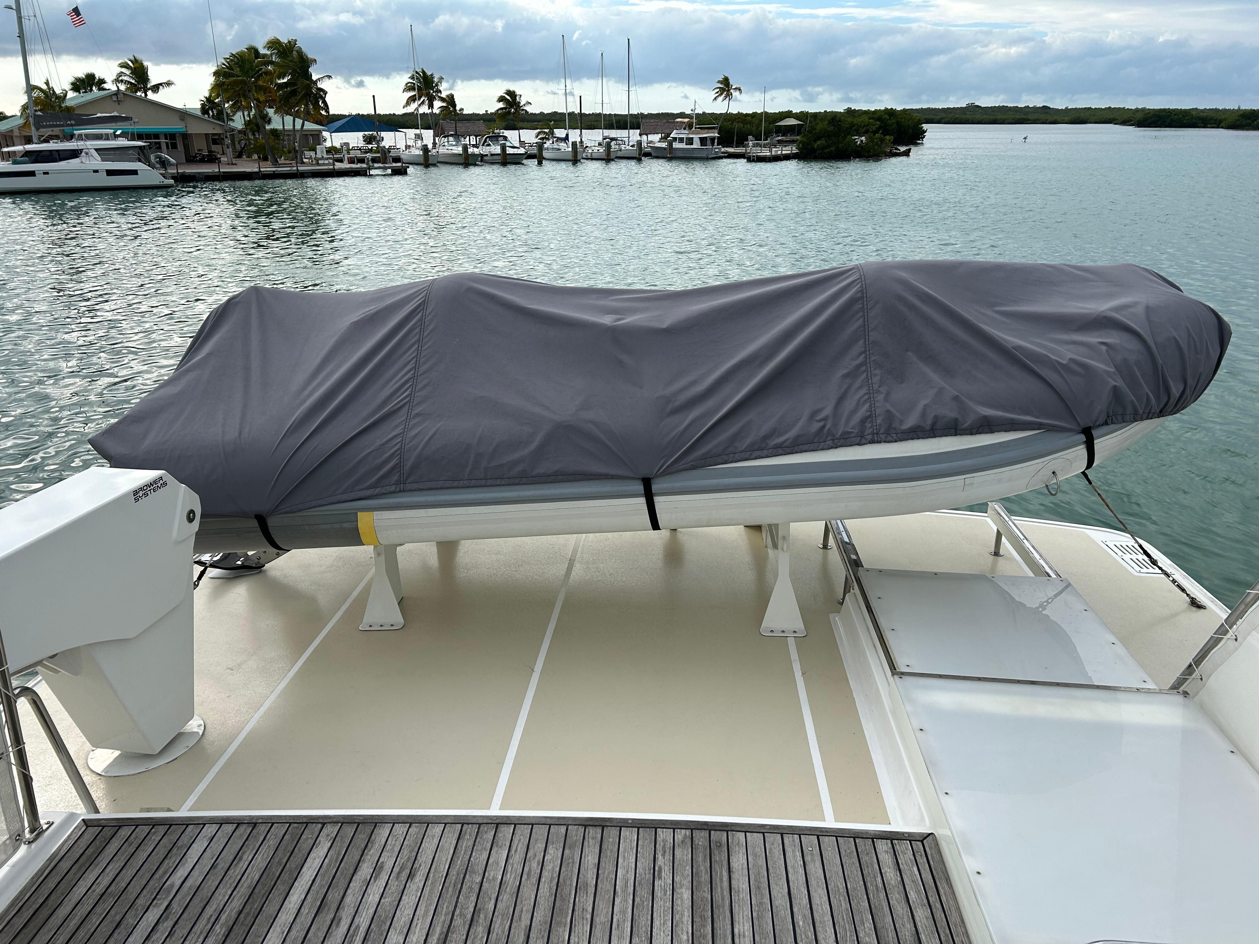 Zar Tender Under Cover On Boat Deck