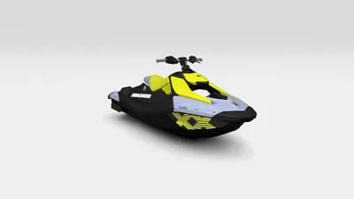 2024 Sea-Doo Waverunner SPARK TRIXX 1UP 90HP - VAPOR BLUE/NEON YELLOW PRE-