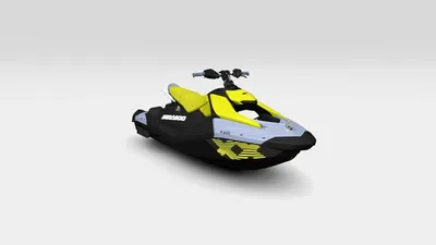 2024 Sea-Doo Waverunner SPARK TRIXX 3UP 90HP - VAPOR BLUE/NEON YELLOW PRE