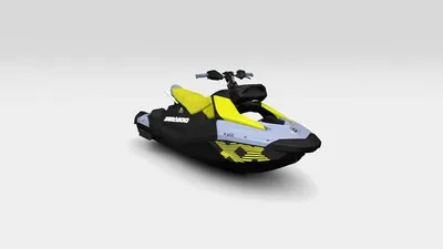 2024 Sea-Doo Waverunner SPARK TRIXX 3UP 90HP SOUND - VAPOR BLUE/NEON YELLO