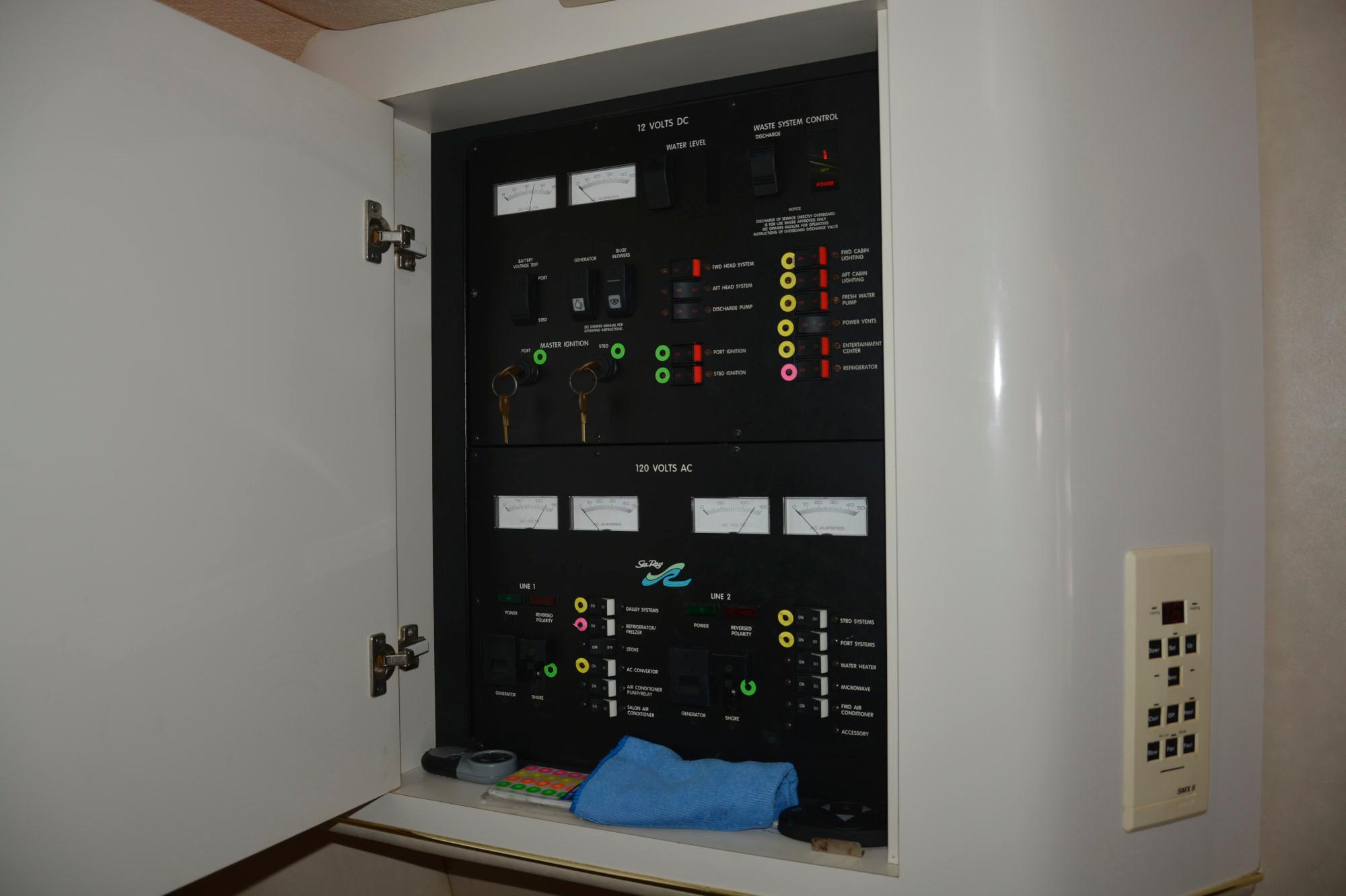 Main switch panel