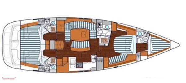 2005 Oceanis 523 Manufacturers Image - Layout