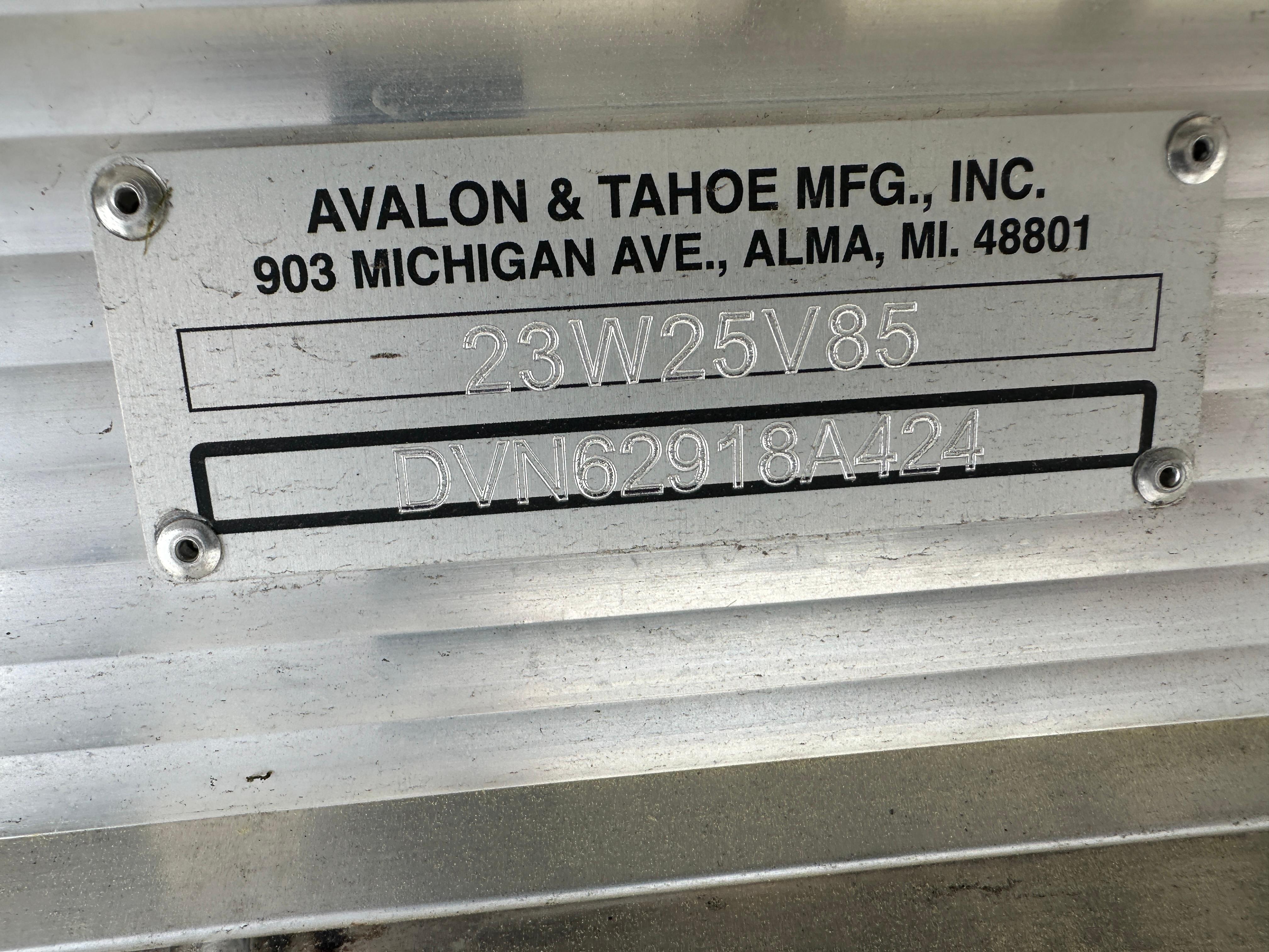 2024 Avalon 2385 GS Rear Fish, Tri Toon High Performance