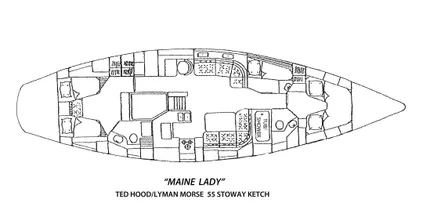 1985 Lyman-Morse Hood 55 Stoway Ketch