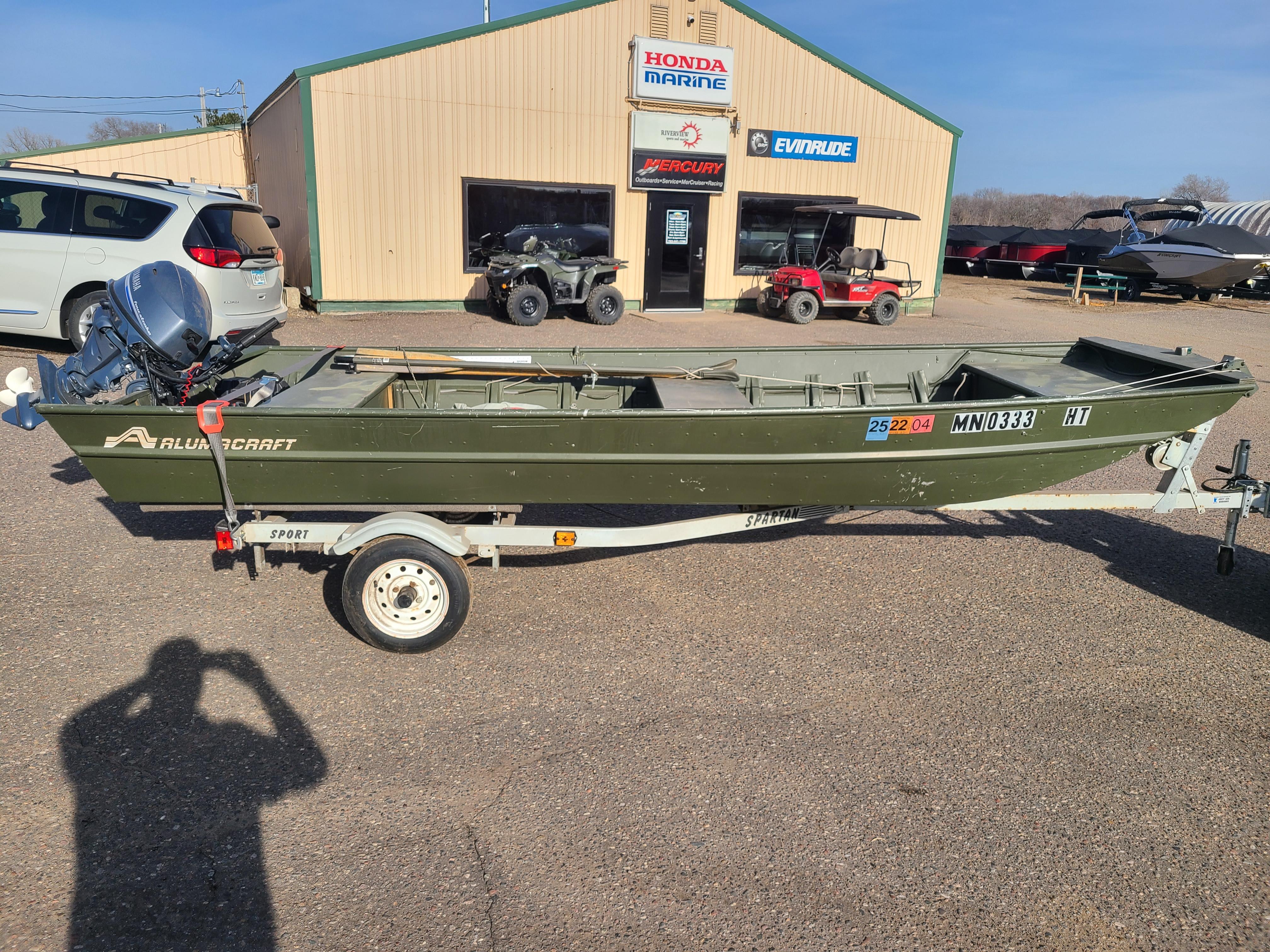 Used 1994 Alumacraft 1648 Jon Boat With A 2020 Yamaha 25HP Motor ...