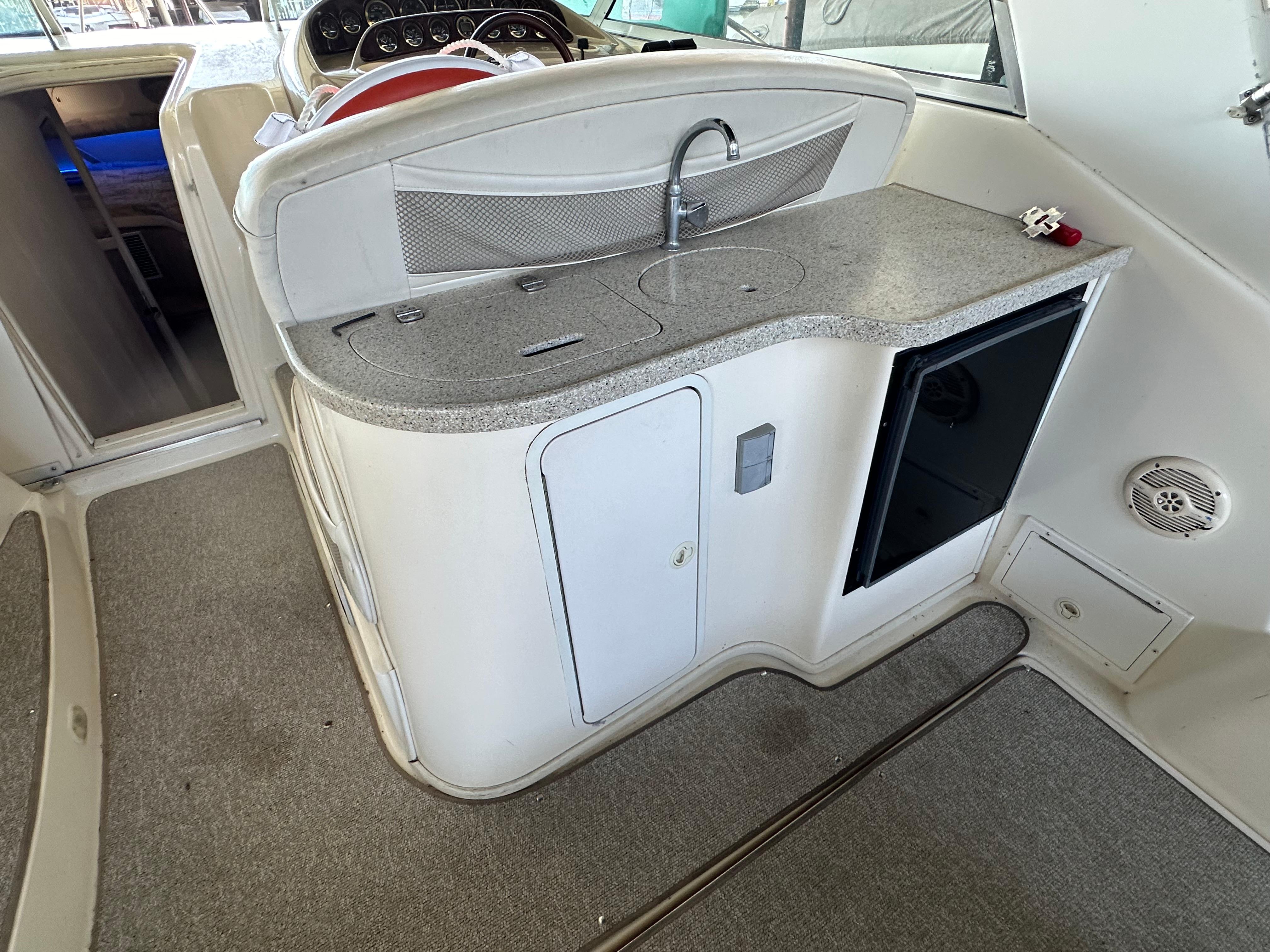 Cockpit Refrigerator, Sink