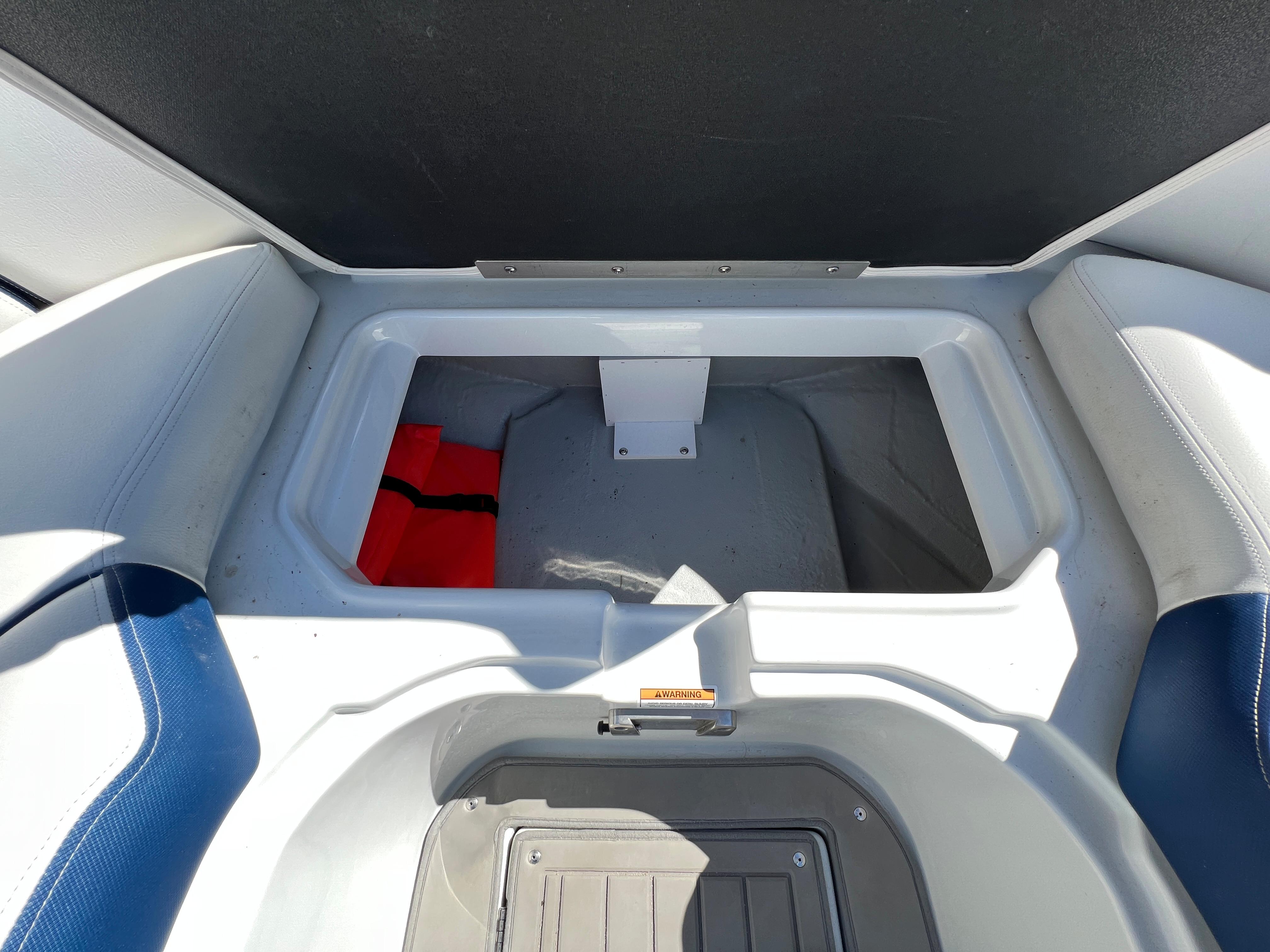 2022 Crownline E305 XS Forward Seating Storage 2