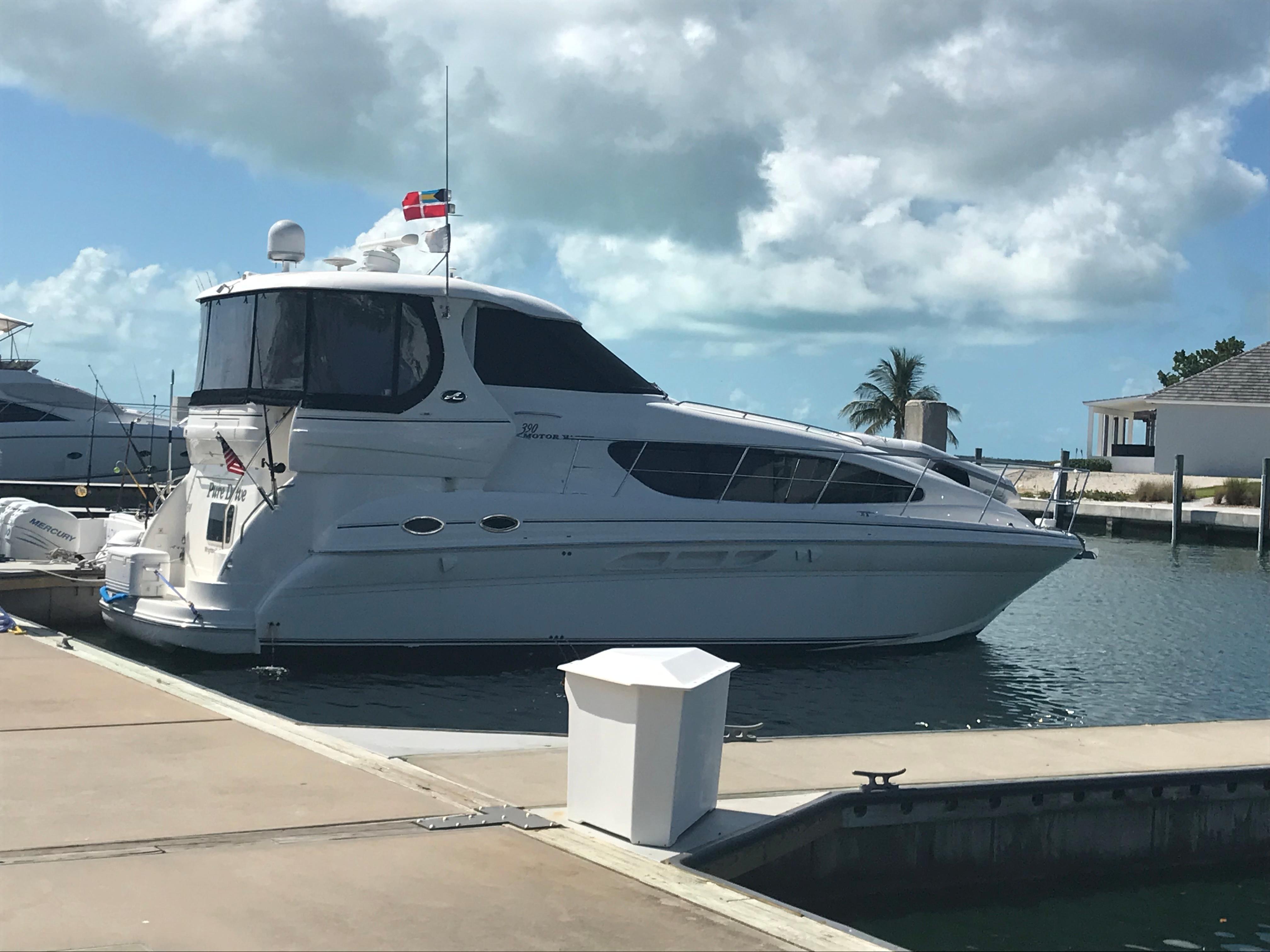 used sea ray 390 motor yacht