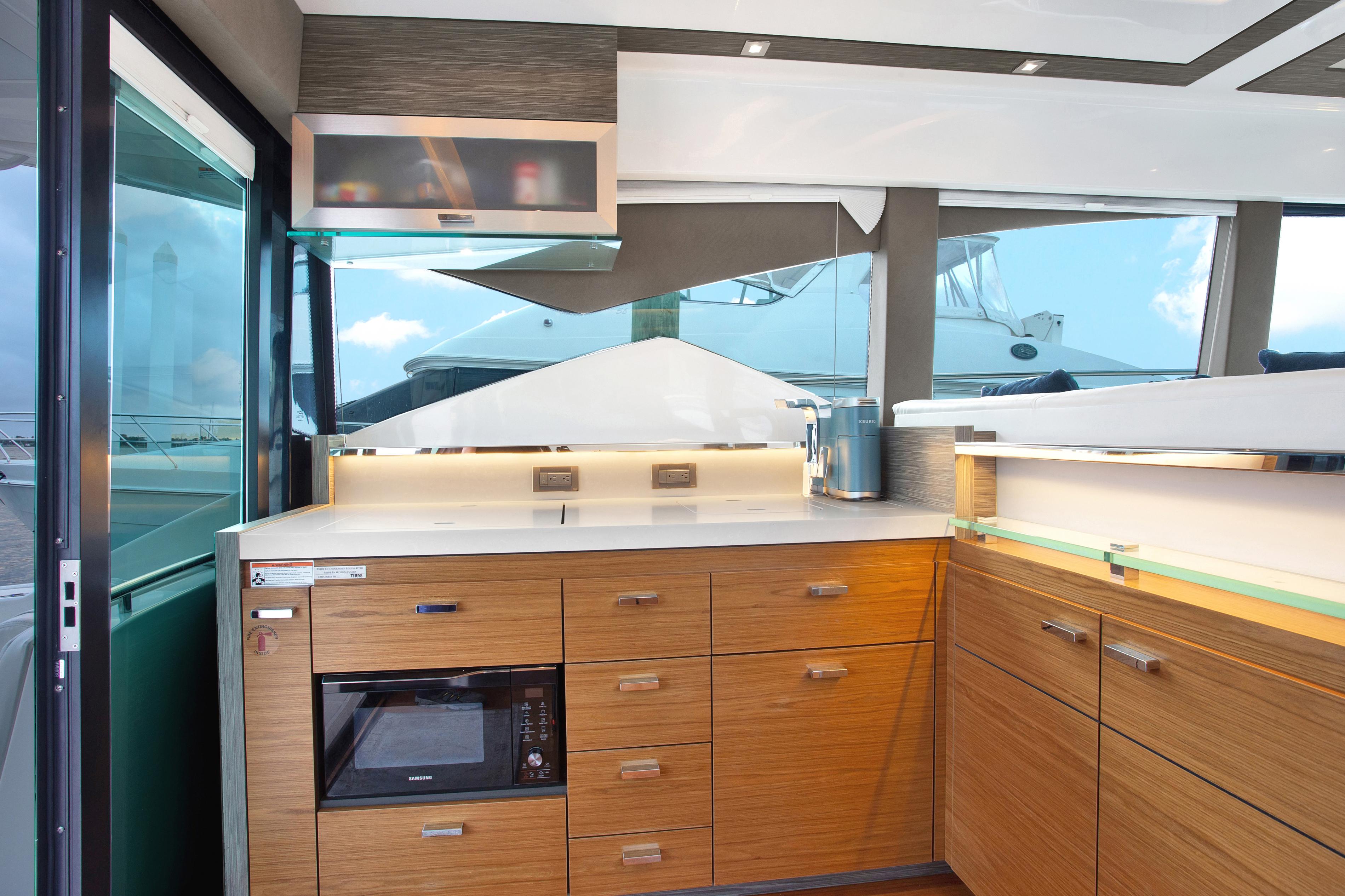Galley with Microwave 