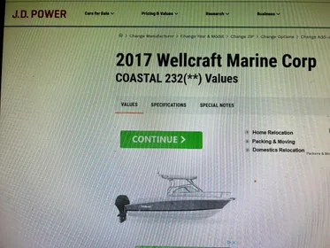 2017 Wellcraft 232 Coastal