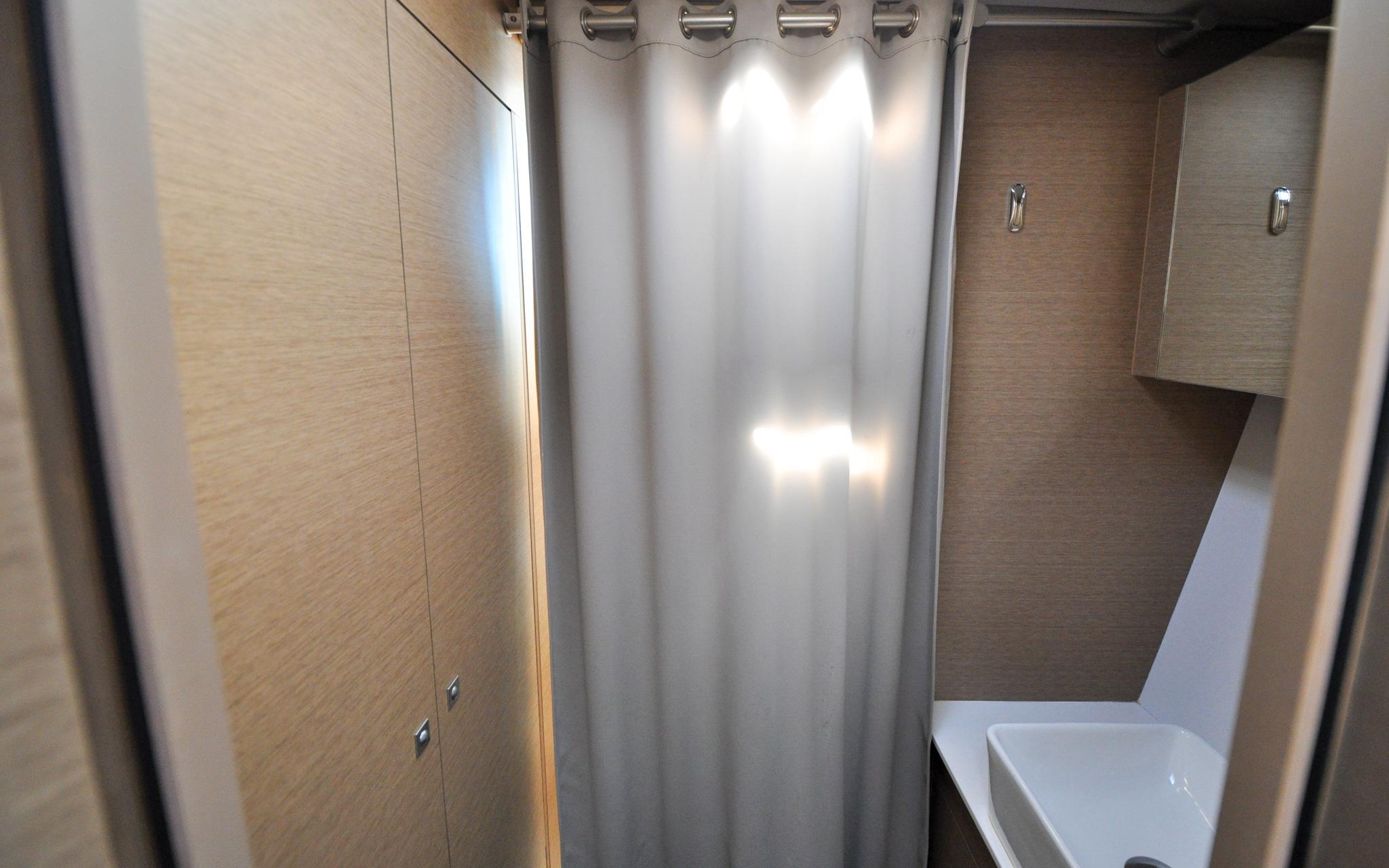Neel 47 - Dune Buggy - Main Hull - Shower - Privacy Curtain