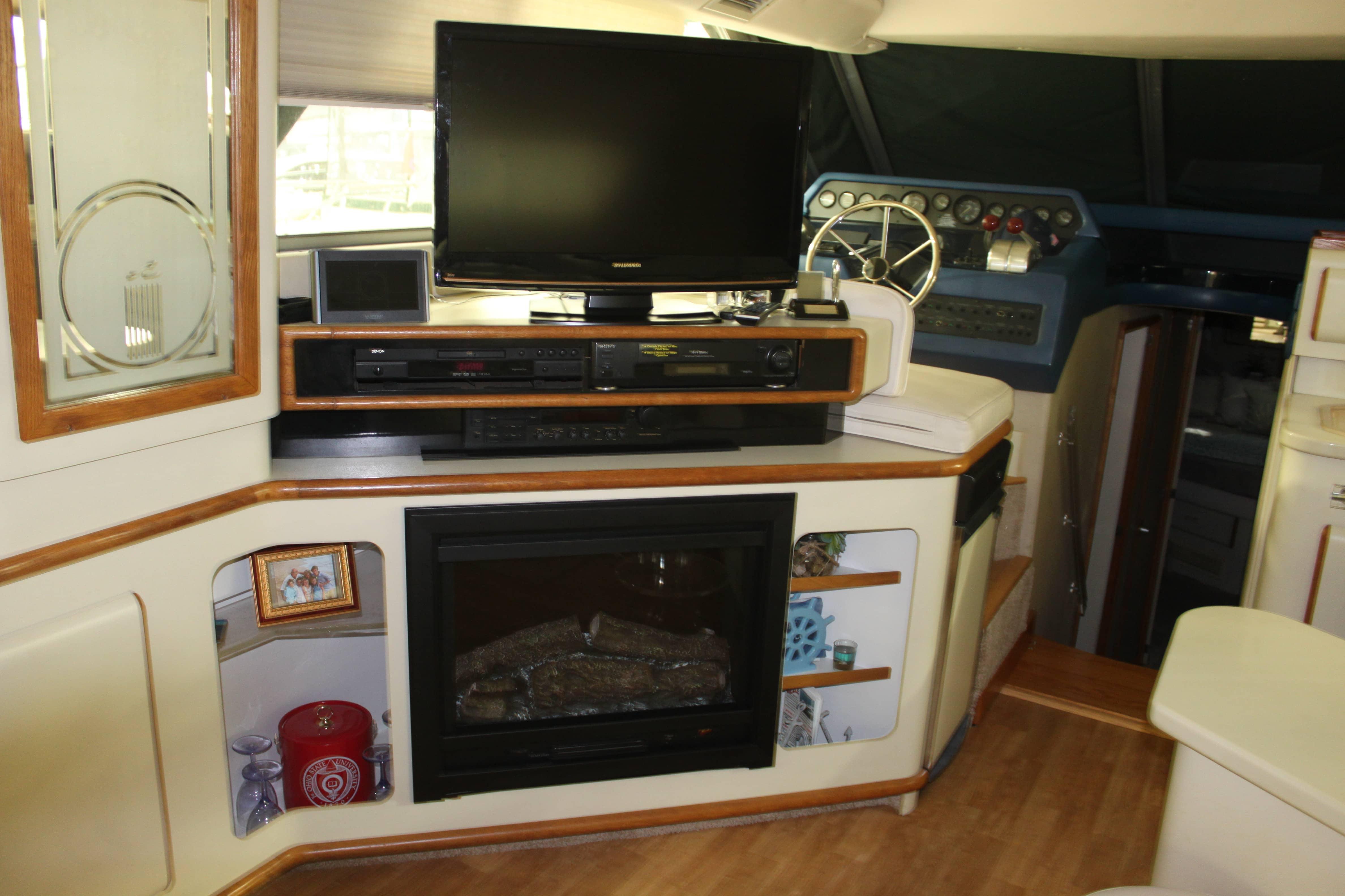 Entertainment Center and Electric Fireplace
