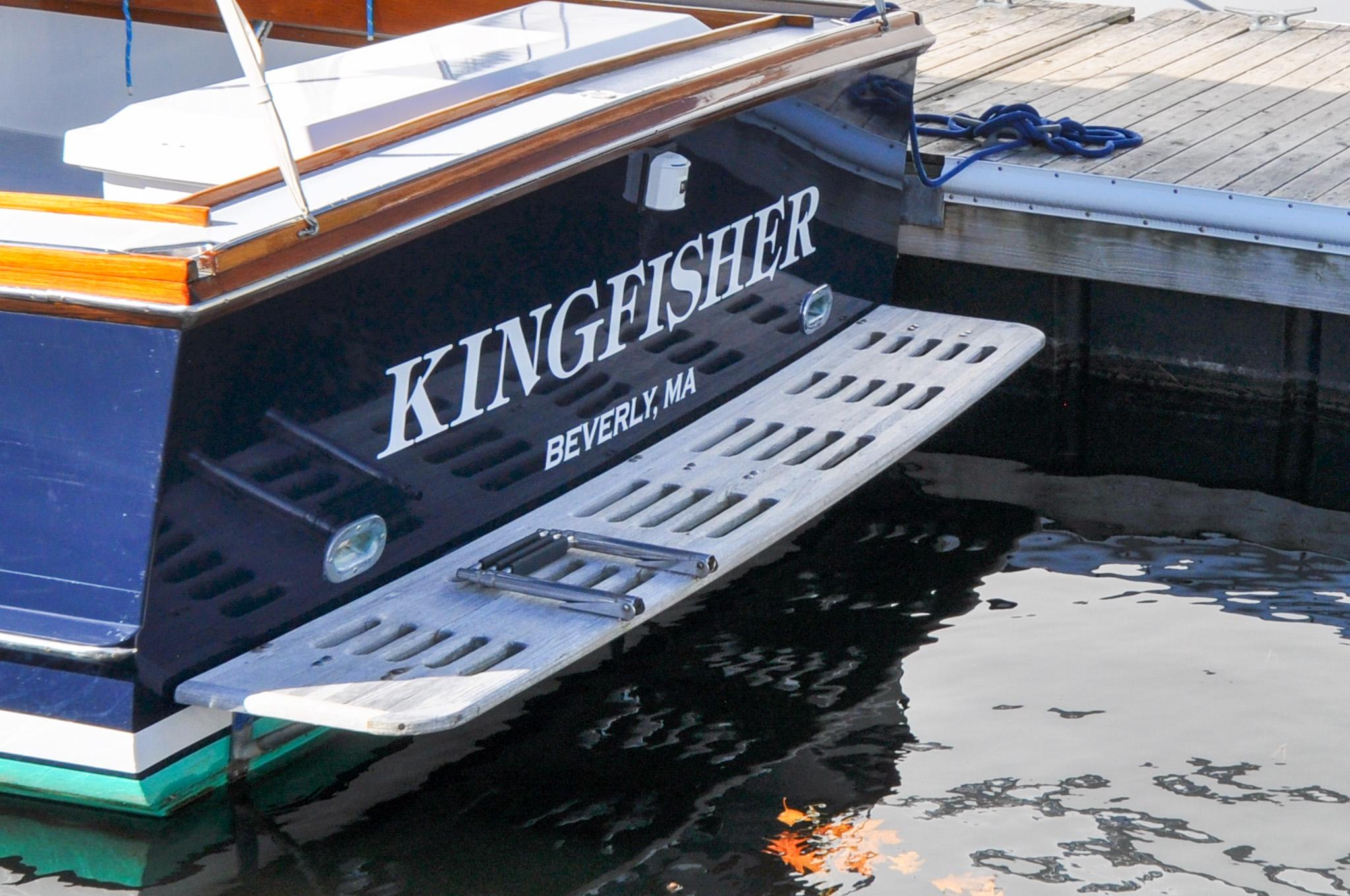 Wilbur 34 - Kingfisher - On Dock - Swim Platform