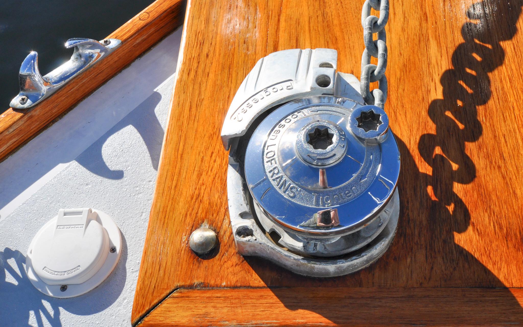 Wilbur 34 - Kingfisher - Foredeck - Electric Windlass and Foot Switch