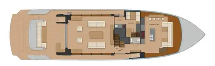 Main deck country kitchen layout