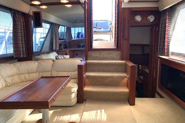 Interior Aft / Entry from Aft Deck