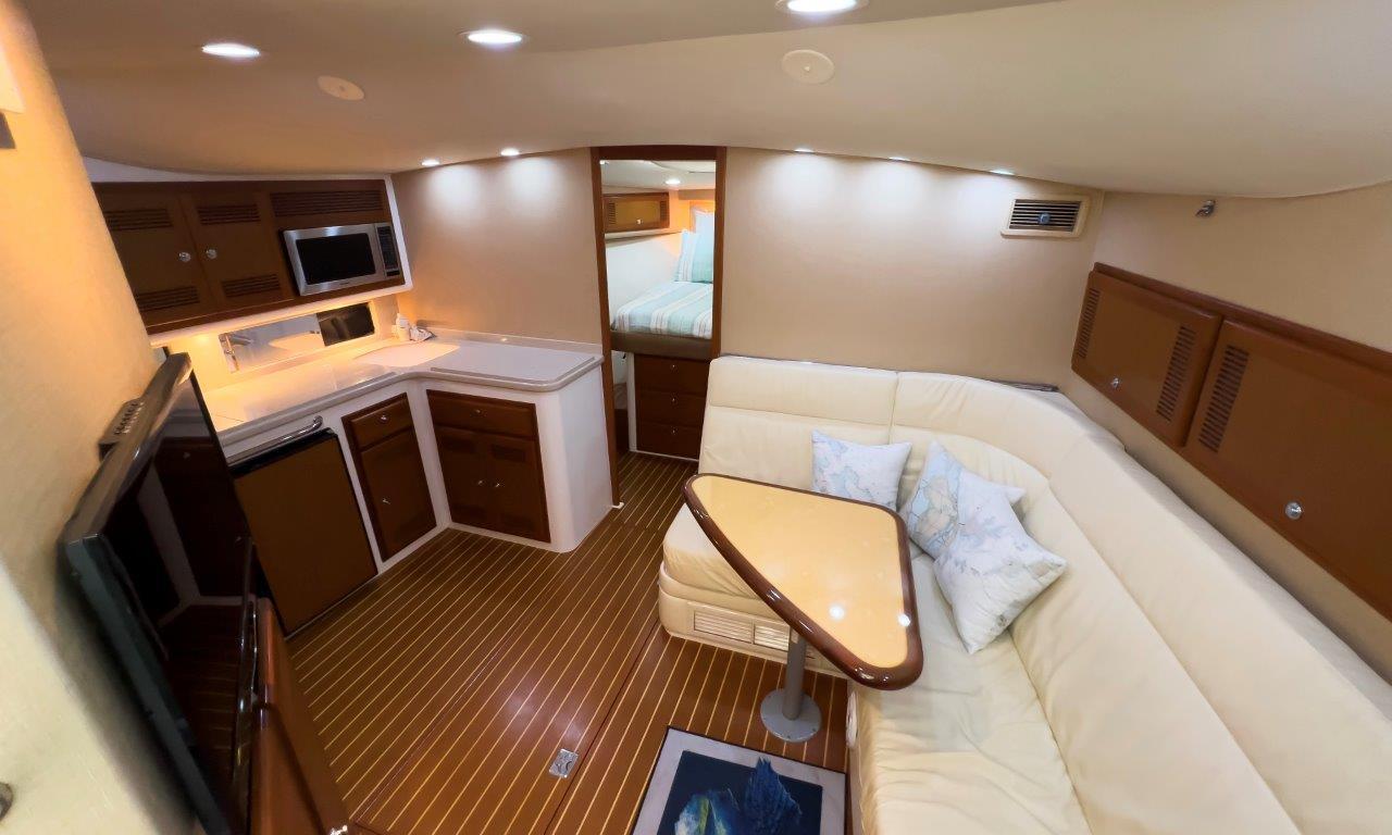Cabo 40 Fishstix - Cabin, Seating, Galley, TV