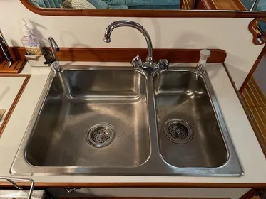 Double Stainless Galley Sink