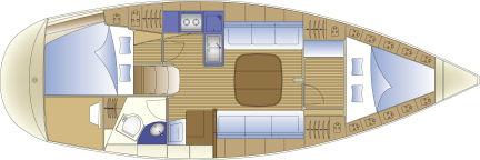Manufacturer Provided Image: 2 Cabin Layout Plan