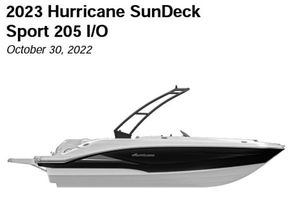 2023 Hurricane SUNDECK SPORT 205 I/O