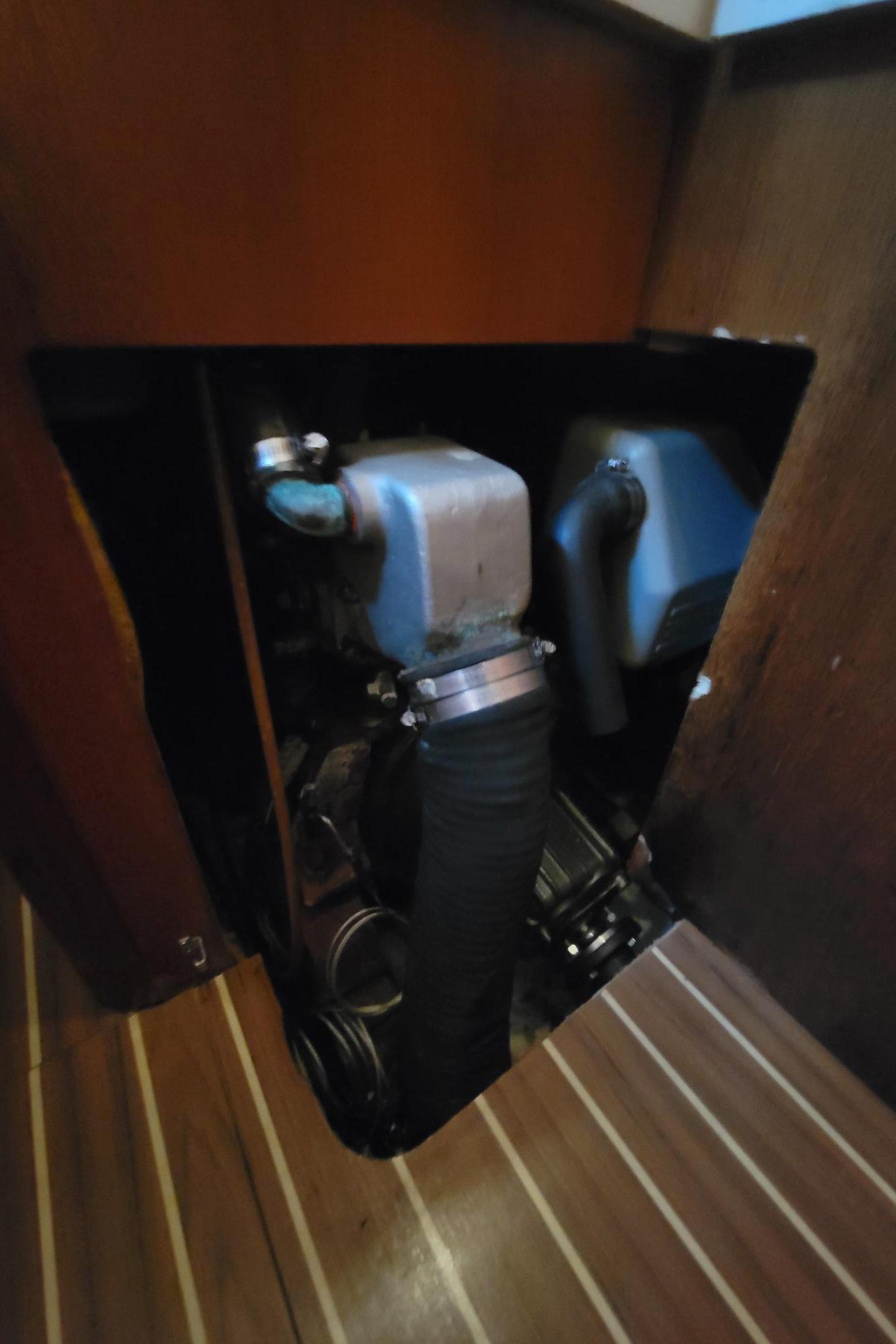 Access to Engine from Port Aft Cabin