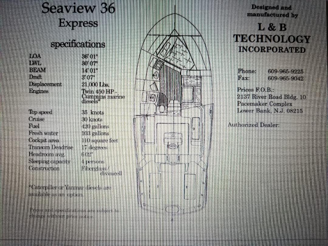 2003 Seatek SeaView 36 Express