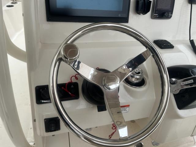 2015 Sailfish 320 CC Helm Wheel