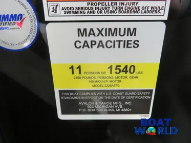 2024 Tahoe LTZ 2385 Quad Lounger Pontoon & Mercury 115HP CT 4