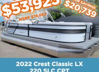 2022 Crest Classic LX 220 SLC CPT
