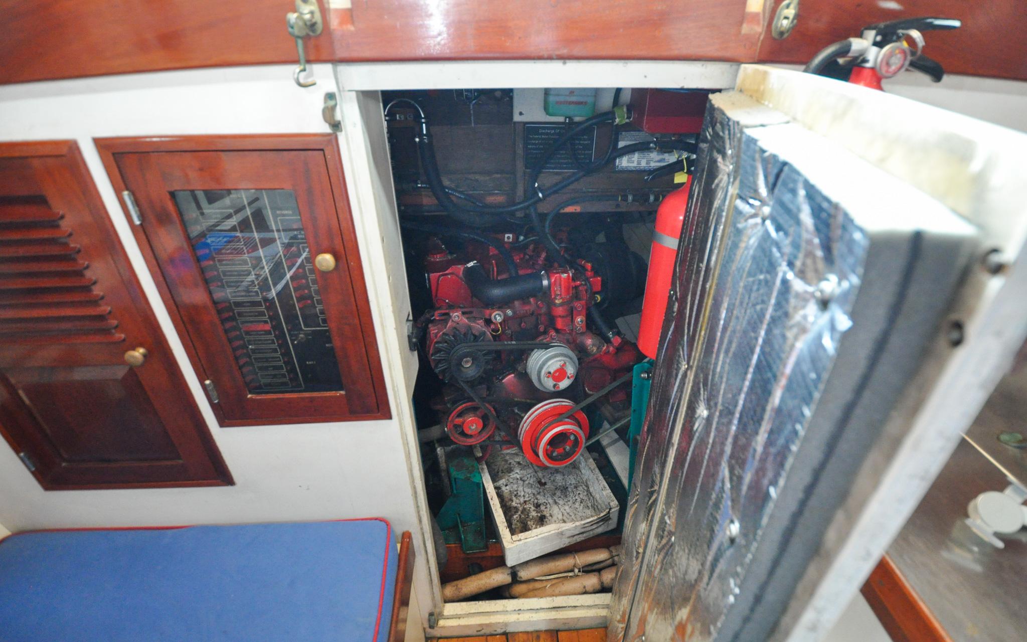 Custom Eldredge-McInnis 47 Cutter - Engine Room