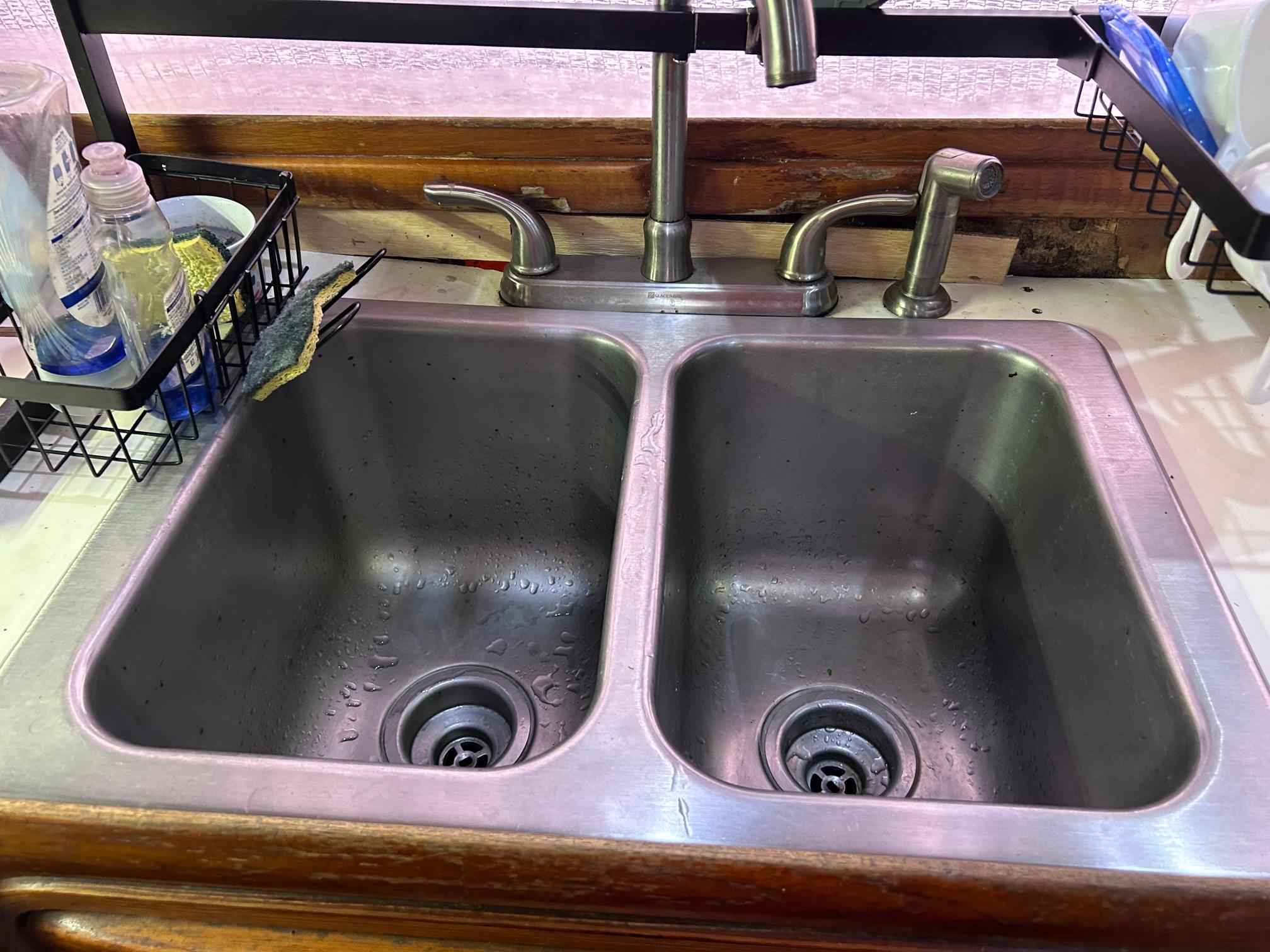 double stainless steel sinks