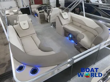 2024 Tahoe LTZ 2385 Quad Lounge Tritoon Pontoon & Honda 4-Str