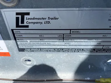2010 Loadmaster Trailer Available