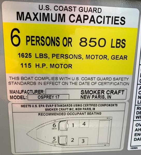 2023 Smoker Craft Osprey 172