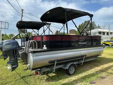 2022 Manitou 20 Aurora LE Angler Full Front Twin Tube