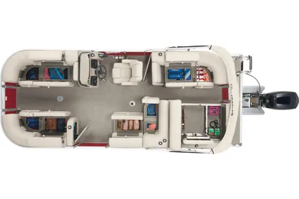 Sun Tracker Party Barge 22 RF DLX