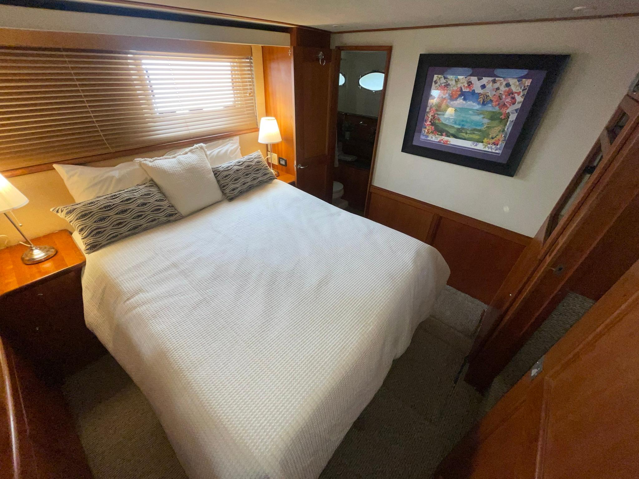 MASTER STATEROOM TO PORT 