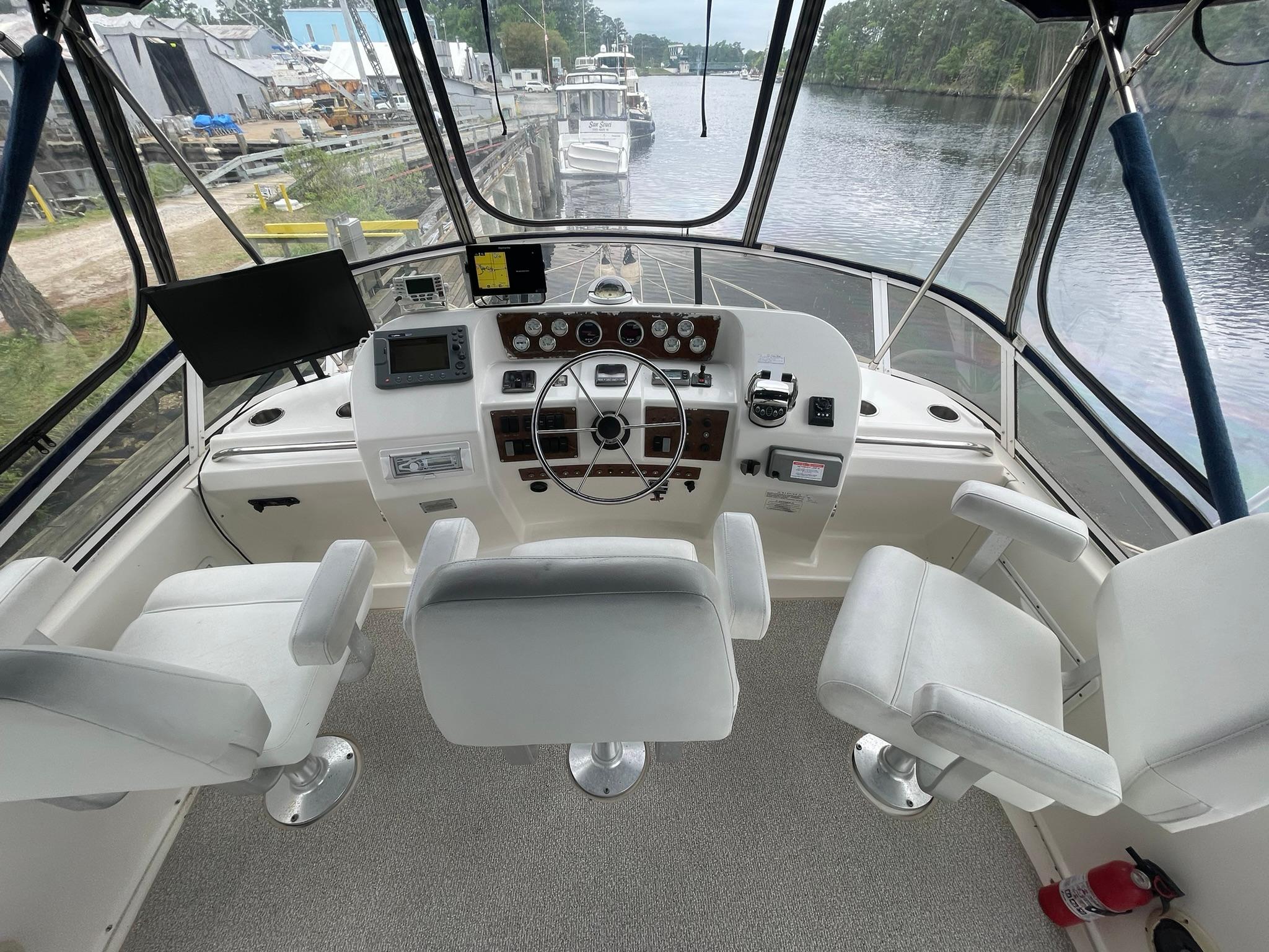 HELM DECK VIEW 