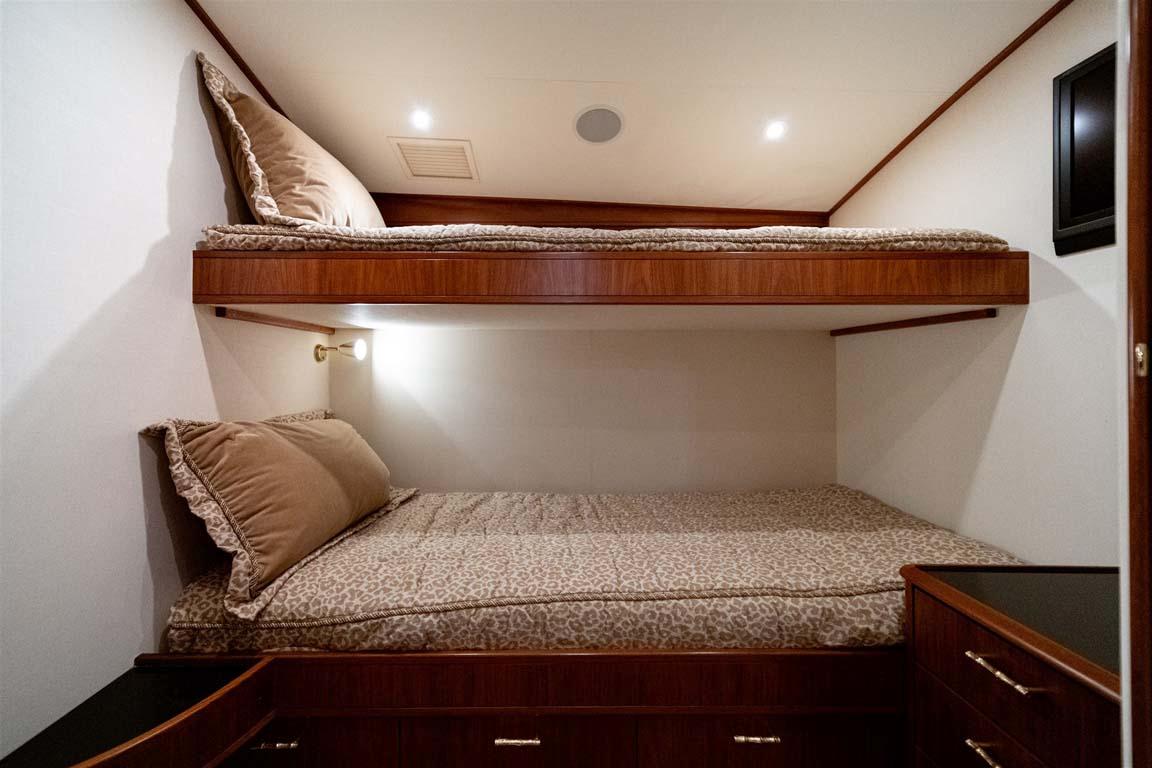 Guest Stateroom with Oversized Over/Under Berths