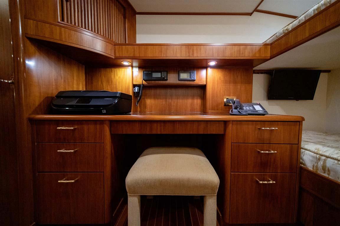 Crew Stateroom with Large Desk/Office Area