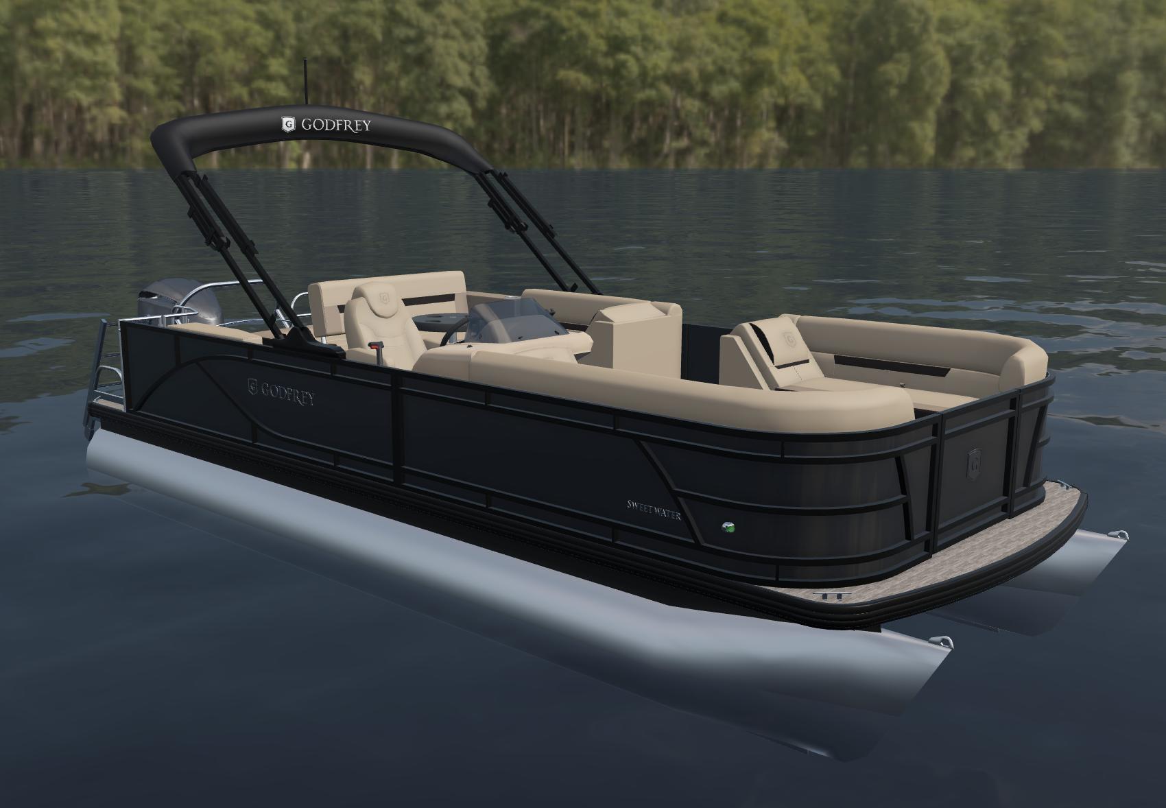New 2025 Godfrey Sweetwater 22' Flip Lounge Tritoon - 2286 New 2025 Godfrey Sweetwater 22' Flip Lounge Tritoon - 2286