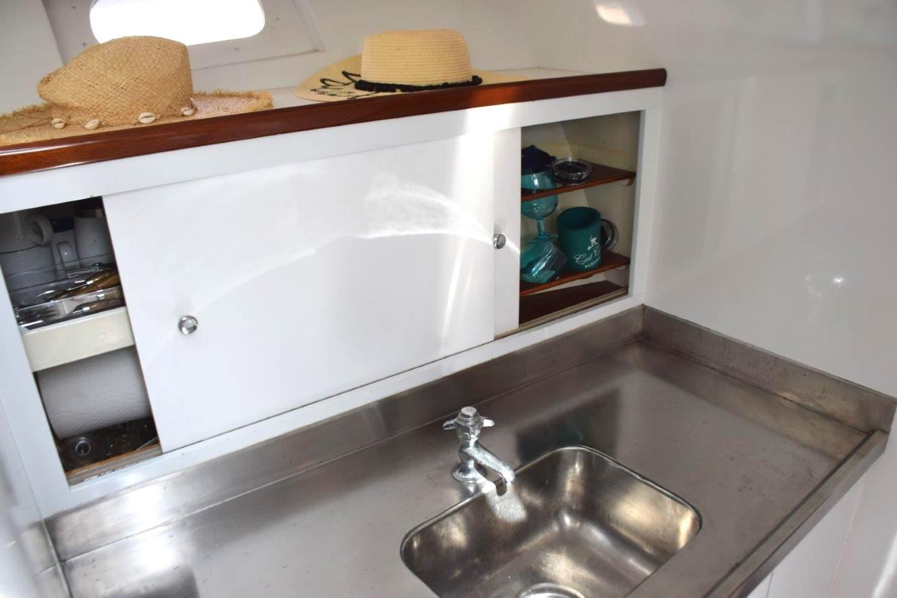 Galley cabinets portside