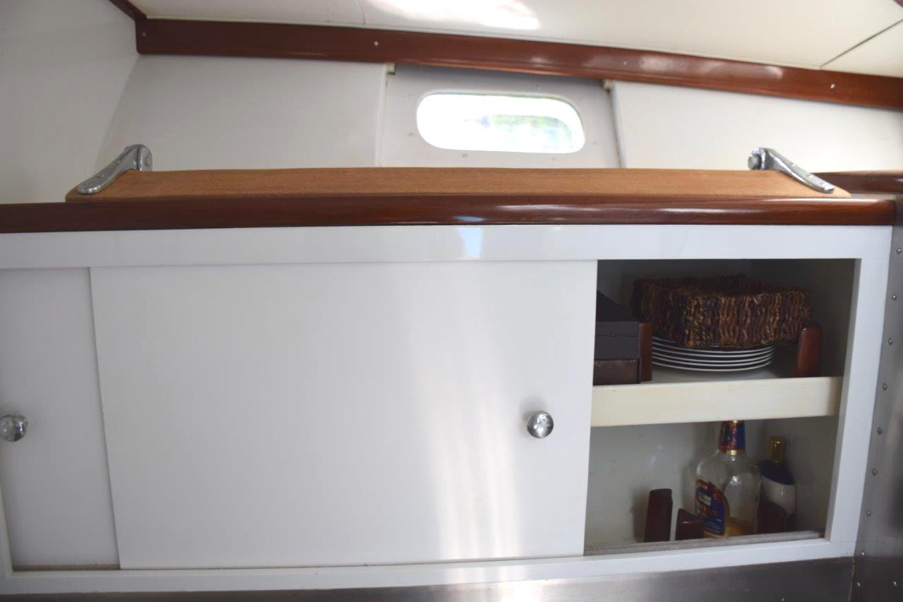 Galley starboard side cabinets